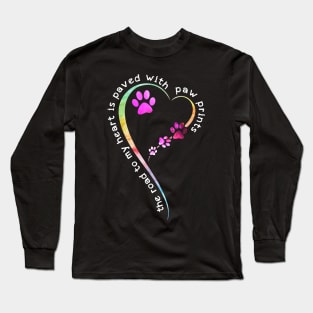 Dogs always fill the human's heart with love Long Sleeve T-Shirt